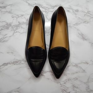 Everlane Womens the Modern Point Flat Black Sz 6.5